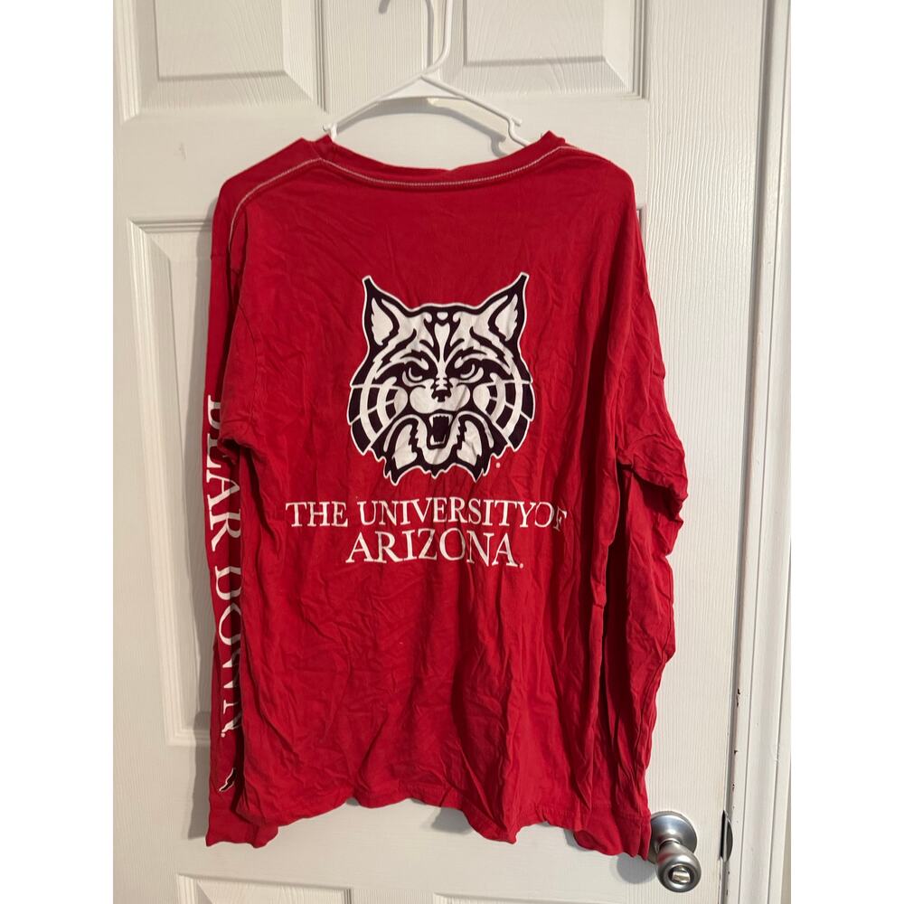 League University of Arizona Wildcats “Bear Down” Long Sleeve T-Shirt Sz: medium - Picture 3 of 4